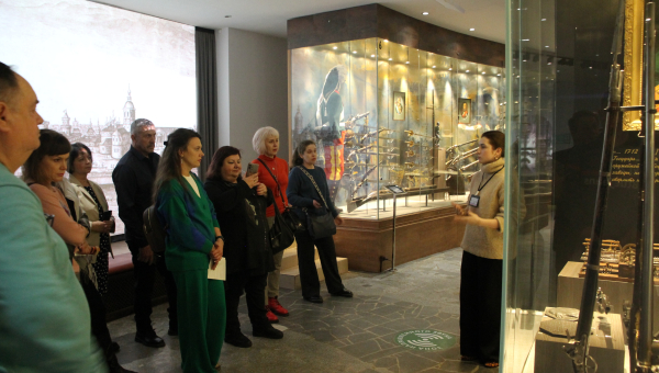 Сегодня Тульский музей оружия посетили сотрудники муниципального бюджетного учреждения культуры городского округа город Воронеж «Центр военно-патриотического воспитания «Музей-диорама» Тульский Государственный Музей Оружия