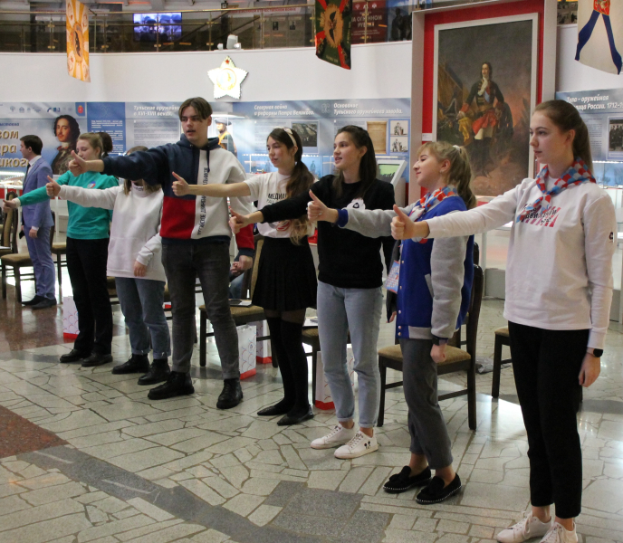 В Тульском музее оружия состоялся VI региональный слет Российского движения школьников Тульский Государственный Музей Оружия