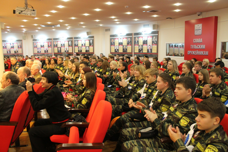 Впервые в музее оружия! Всероссийская акция «День в музее для российских кадет»! Тульский Государственный Музей Оружия