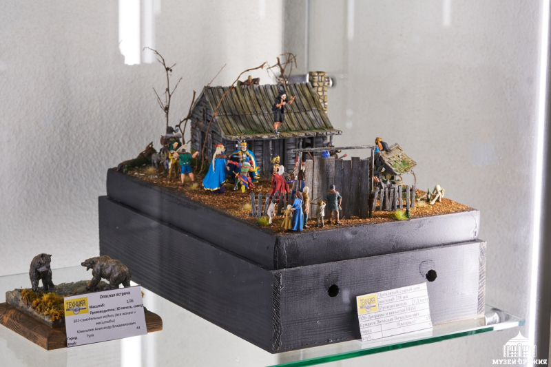 В Тульском государственном музее оружия открылась ежегодная выставка-конкурс стендовых моделей и военно-исторической миниатюры «Техника в масштабе» Тульский Государственный Музей Оружия