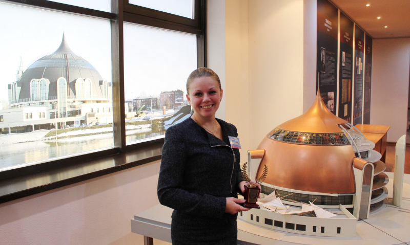 Поздравляем М.В.Машкову - призера Всероссийского конкурса «Лучший по профессии» в номинации «Лучший экскурсовод»! Тульский Государственный Музей Оружия