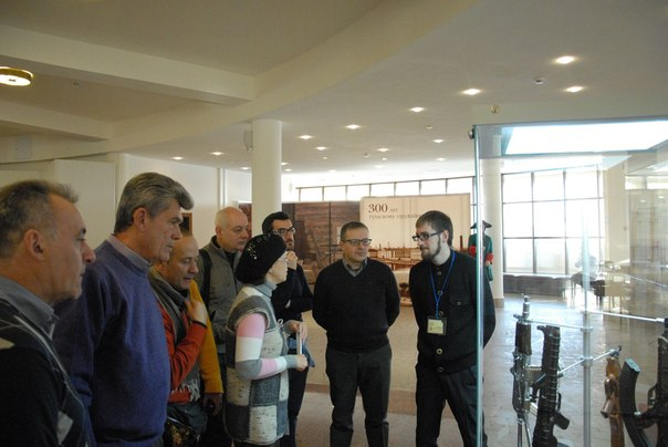 Гость музея - мужской хор «La Faita» Тульский Государственный Музей Оружия