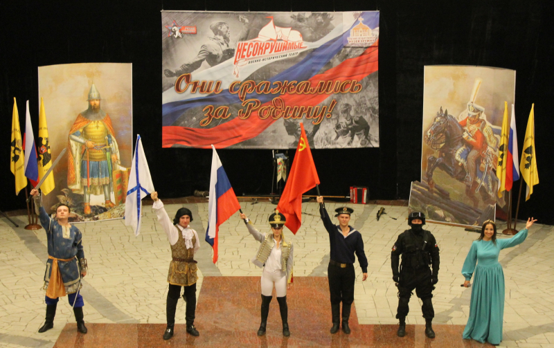 Праздничное представление театра «Несокрушимые» музея оружия в День Тульской области и города-героя Тулы Тульский Государственный Музей Оружия