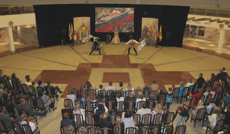 Праздничное представление театра «Несокрушимые» музея оружия в День Тульской области и города-героя Тулы Тульский Государственный Музей Оружия