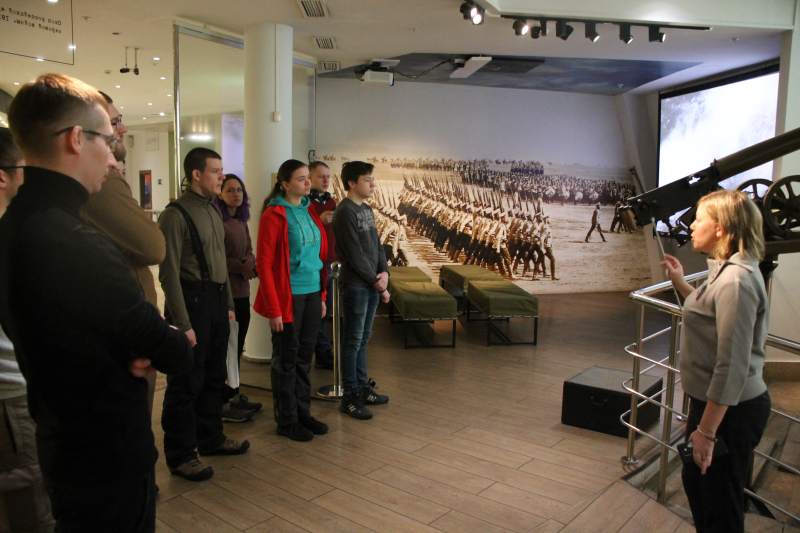 В музее оружия прошла встреча с делегацией молодежи г. Рязань - участниками межрегиональной патриотической акции «Линии жизни» Тульский Государственный Музей Оружия