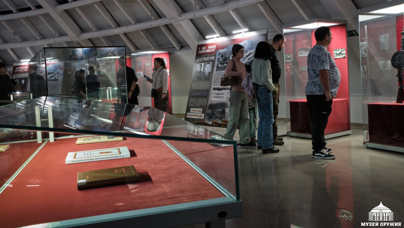 В Тульском государственном музее оружия открылась выставка «Великая Отечественная война: подвиг оружейников», посвященная 80-летию Великой Победы Тульский Государственный Музей Оружия