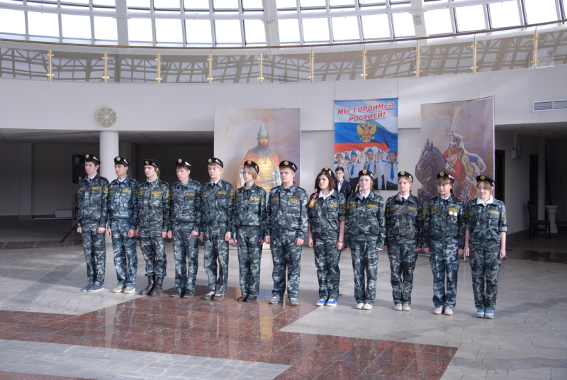 Парад юнармейских отрядов в музее оружия! Тульский Государственный Музей Оружия