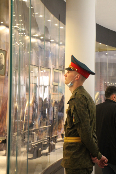 Музей оружия посетили военнослужащие батальона Почетного караула Преображенского полка и экипаж подводного ракетного крейсера К-114 «Тула» Тульский Государственный Музей Оружия