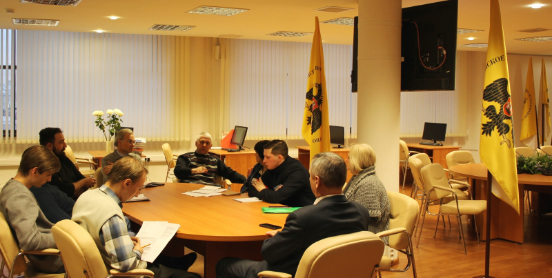 Рабочая встреча с руководством Тульского отделения РВИО по вопросам реализации выставочного проекта «Поезд Памяти», приуроченного к 75-летию Победы Тульский Государственный Музей Оружия