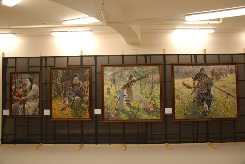 Выставка "Куликовская битва в современной живописи" Тульский Государственный Музей Оружия