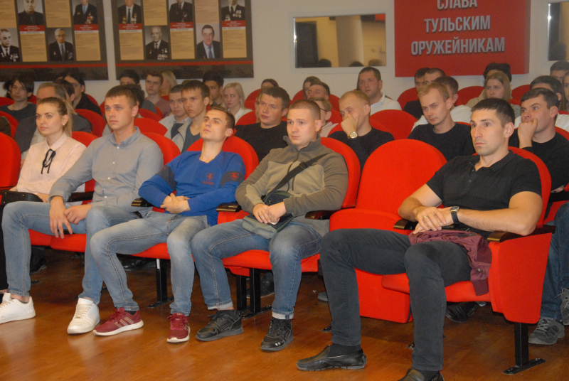 Лекторий музея оружия: «Знаменитые оружейники АО «НПО «СПЛАВ»: Г.А. Денежкин, А.Н. Ганичев, Н.А. Макаровец» Тульский Государственный Музей Оружия