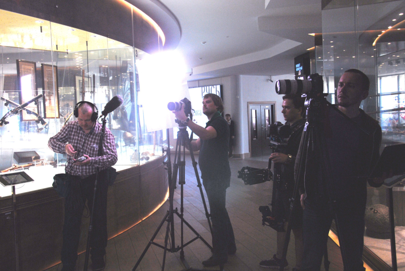 В музее оружия прошли съемки программы «Русская кузница» канала «RT» с участием известного журналиста Тима Керби. Тульский Государственный Музей Оружия