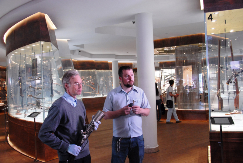 В музее оружия прошли съемки программы «Русская кузница» канала «RT» с участием известного журналиста Тима Керби. Тульский Государственный Музей Оружия