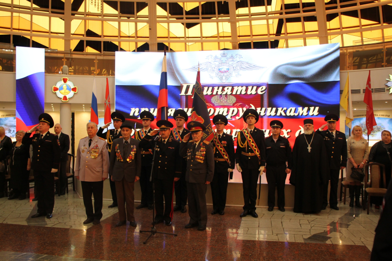 В Тульском музее оружия состоялась торжественная церемония принятия присяги молодыми сотрудниками УМВД России по Тульской области Тульский Государственный Музей Оружия