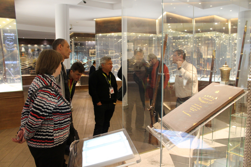 Сотрудники Телецентра «Останкино» и Общественного телевидения России («ОТР») посетили музей оружия Тульский Государственный Музей Оружия