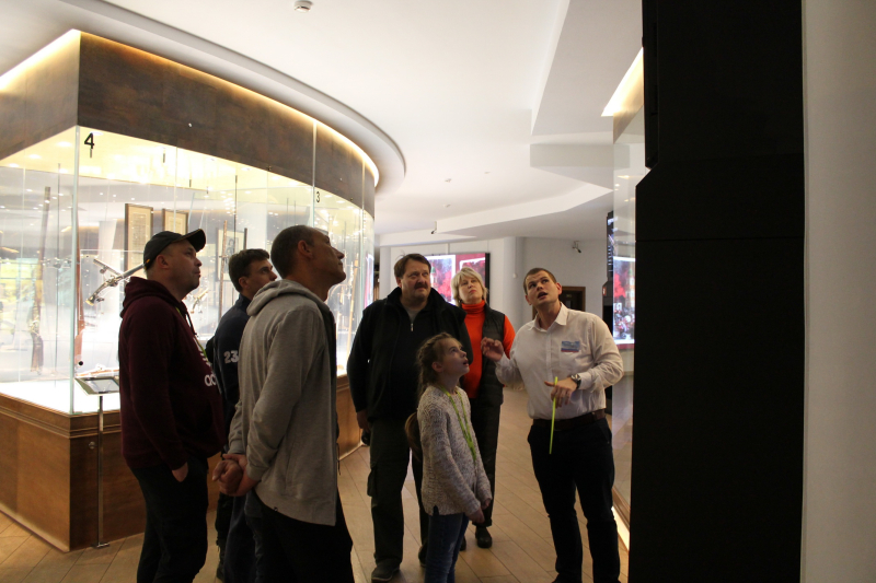 Сотрудники Телецентра «Останкино» и Общественного телевидения России («ОТР») посетили музей оружия Тульский Государственный Музей Оружия