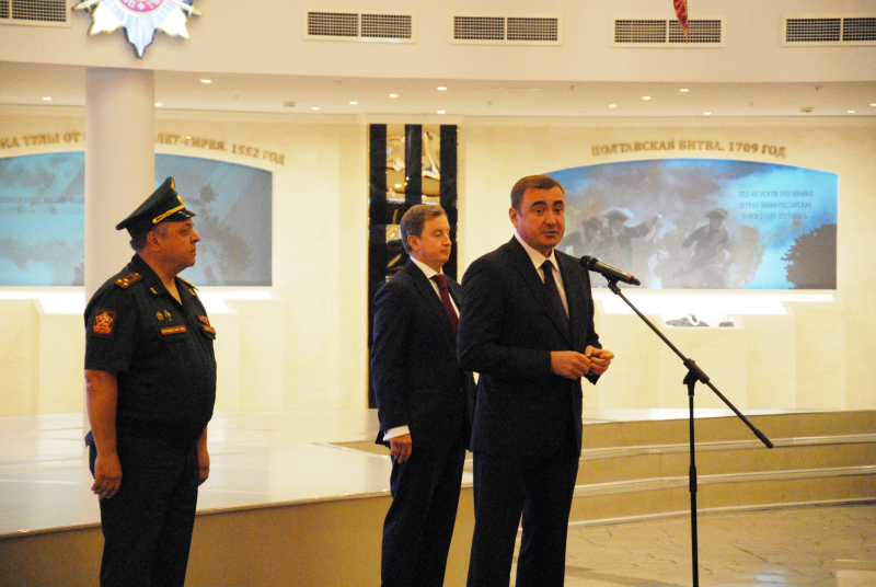 В музее оружия прошла торжественная церемония проводов новобранцев в научно-производственную роту Тульский Государственный Музей Оружия