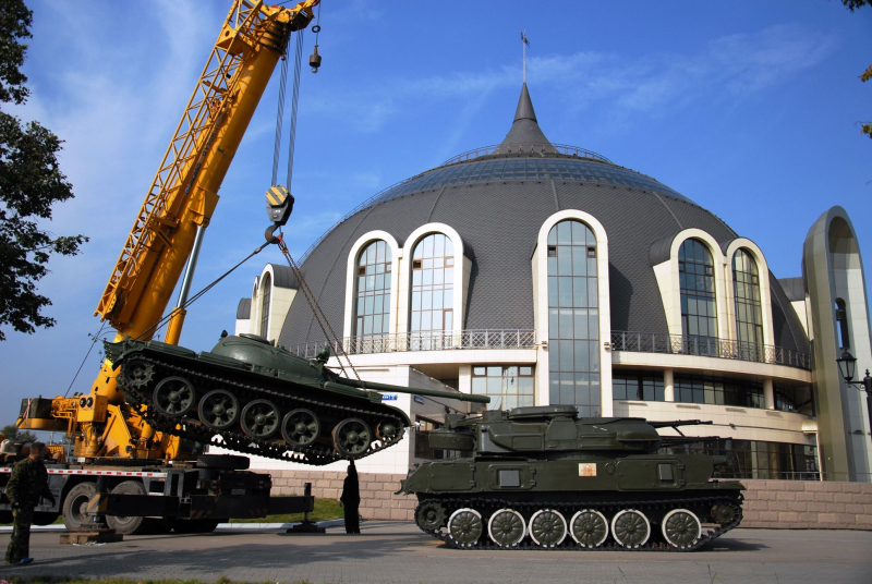 Танк Т-55 теперь на выставке «Стальные стражи» музея оружия. Тульский Государственный Музей Оружия