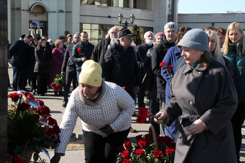Торжественная церемония на Аллее Славы знаменитых оружейников города Тулы в честь 83-ей годовщины со дня рождения Героя России Макаровца Н.А. - большого друга и наставника Тульского музея ору Тульский Государственный Музей Оружия