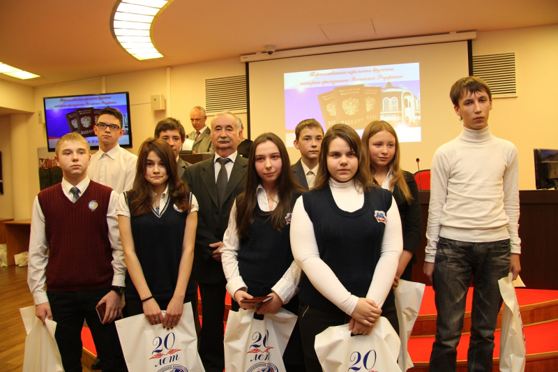 Церемония вручения паспортов юным тулякам Тульский Государственный Музей Оружия