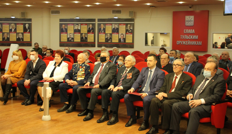 В Тульском музее оружия состоялось торжественное собрание, посвященное 35-летию создания Тульской областной общественной организации Всероссийской организации ветеранов Тульский Государственный Музей Оружия