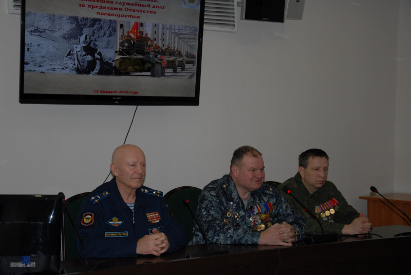 Ко Дню памяти о россиянах, исполнявших служебный долг за пределами Отечества Тульский Государственный Музей Оружия