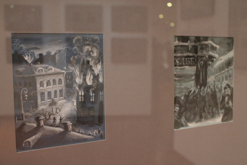 В здании – шлеме музея оружия открылась выставка художника А.Э. Блэка «Город над вольной Невой». Тульский Государственный Музей Оружия