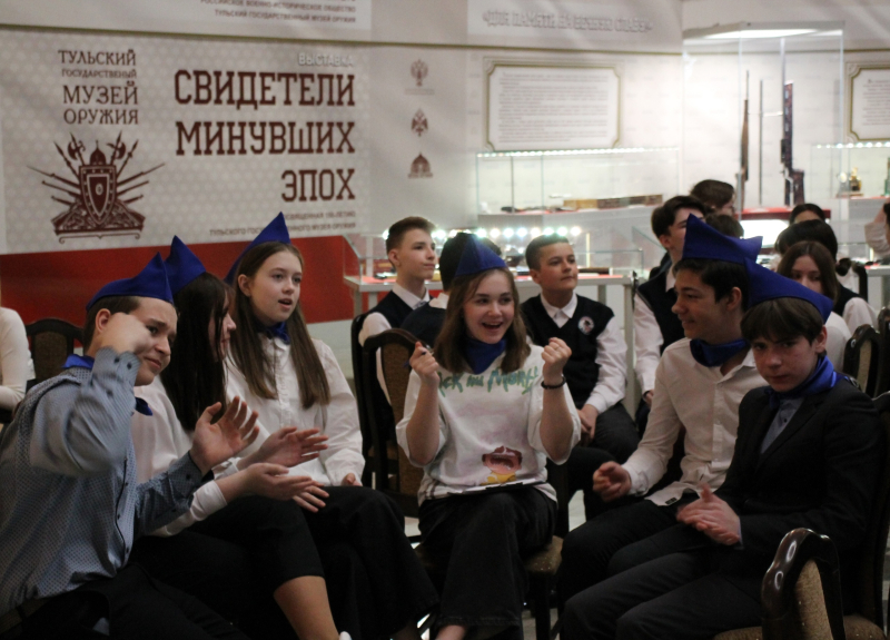 «ПОЕХАЛИ!»: в Тульском музее оружия прошел интеллектуальный квиз «Время первых», посвященный Дню космонавтики! Тульский Государственный Музей Оружия