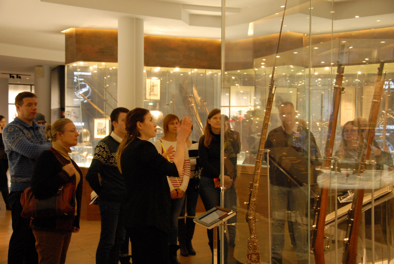 В музее оружия состоялась экскурсия – презентация завершающей части экспозиции для представителей туристического бизнеса Тульский Государственный Музей Оружия