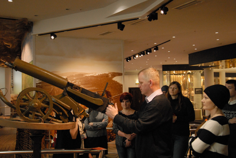 В музее оружия состоялась экскурсия – презентация завершающей части экспозиции для представителей туристического бизнеса Тульский Государственный Музей Оружия