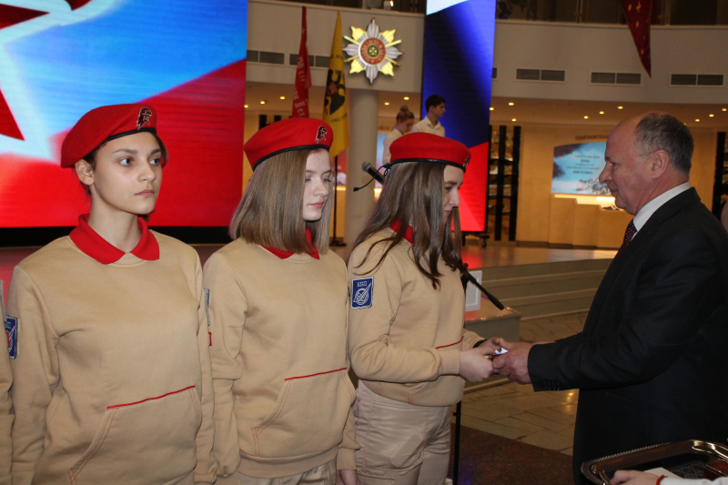 В музее оружия юные туляки вступили в ряды «Юнармии» Тульский Государственный Музей Оружия