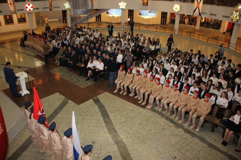 В музее оружия юные туляки вступили в ряды «Юнармии» Тульский Государственный Музей Оружия