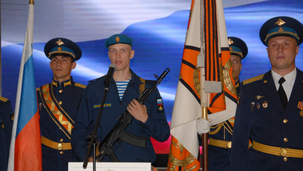 «Служу России!». Военная присяга личного состава научно-производственной роты 106-й дивизии ВДВ в музее оружия. Тульский Государственный Музей Оружия