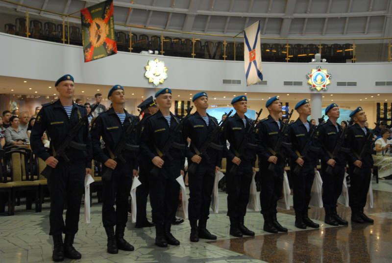 «Служу России!». Военная присяга личного состава научно-производственной роты 106-й дивизии ВДВ в музее оружия. Тульский Государственный Музей Оружия