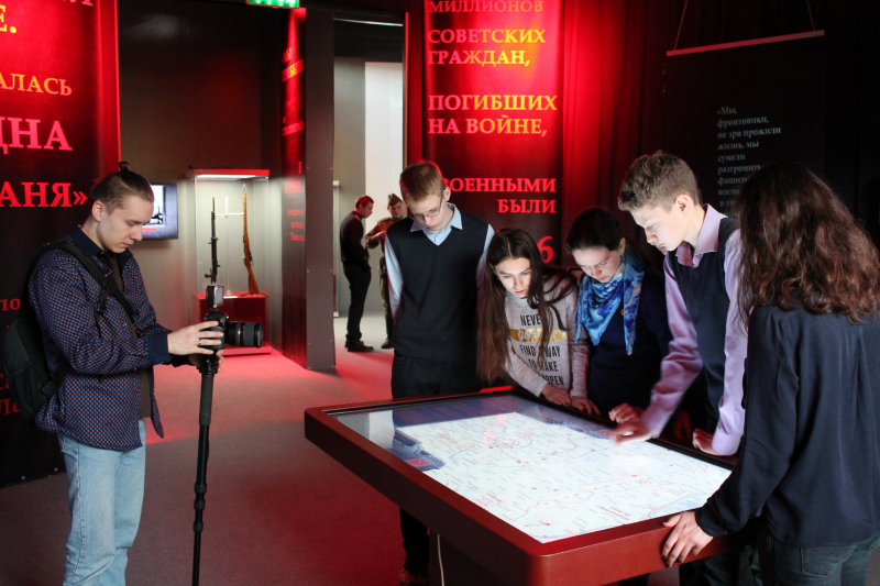 В музее оружия проходят съемки культурно-образовательных программ по выставке «Война и мифы». Тульский Государственный Музей Оружия