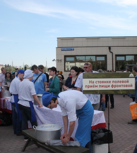 «Солдатский привал» в музее оружия. Тульский Государственный Музей Оружия
