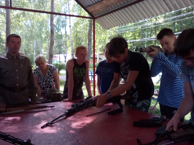Музейный «Курс молодого бойца» для военно-исторической смены Российского военно-исторического общества Тульский Государственный Музей Оружия