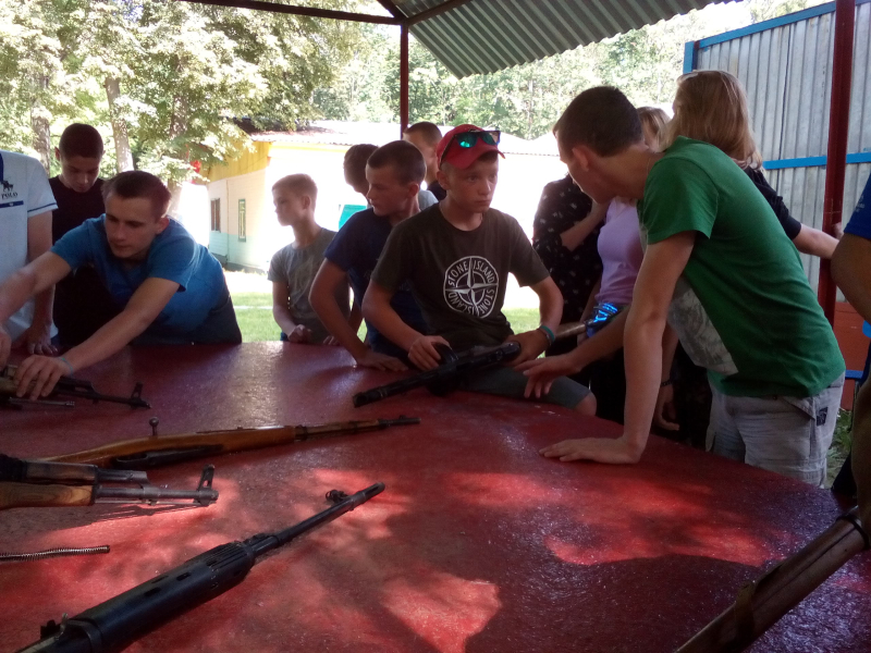 Музейный «Курс молодого бойца» для военно-исторической смены Российского военно-исторического общества Тульский Государственный Музей Оружия