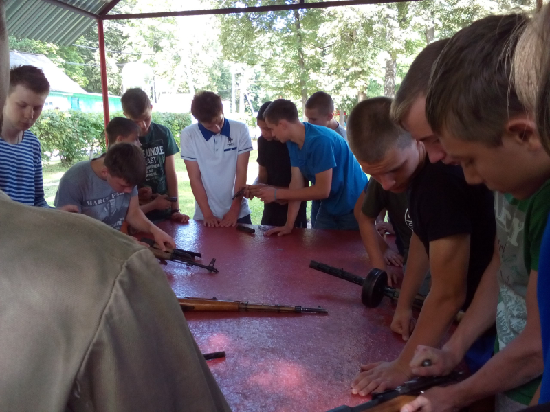 Музейный «Курс молодого бойца» для военно-исторической смены Российского военно-исторического общества Тульский Государственный Музей Оружия