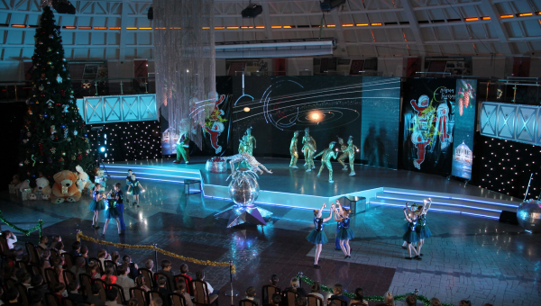 «Звездный дозор Богатырского Шлема»: первые детские новогодние представления в Тульском музее оружия. Фоторепортаж. Тульский Государственный Музей Оружия