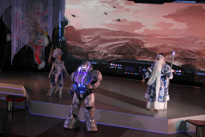 «Звездный дозор Богатырского Шлема»: первые детские новогодние представления в Тульском музее оружия. Фоторепортаж. Тульский Государственный Музей Оружия