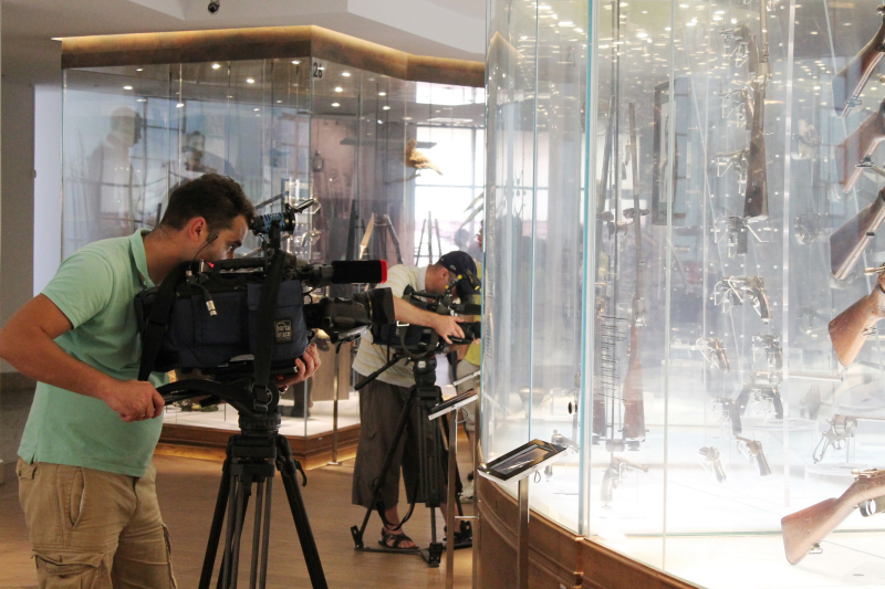 Журналисты ведущих средств массовой информации города Москвы посетили Тульский музей оружия. Тульский Государственный Музей Оружия