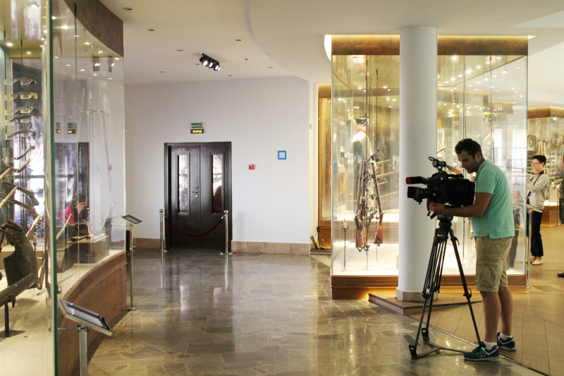 Журналисты ведущих средств массовой информации города Москвы посетили Тульский музей оружия. Тульский Государственный Музей Оружия