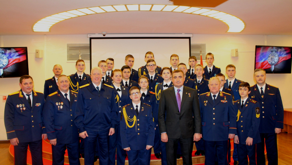 Торжественный прием кадет Следственного комитета Российской Федерации в музее оружия Тульский Государственный Музей Оружия