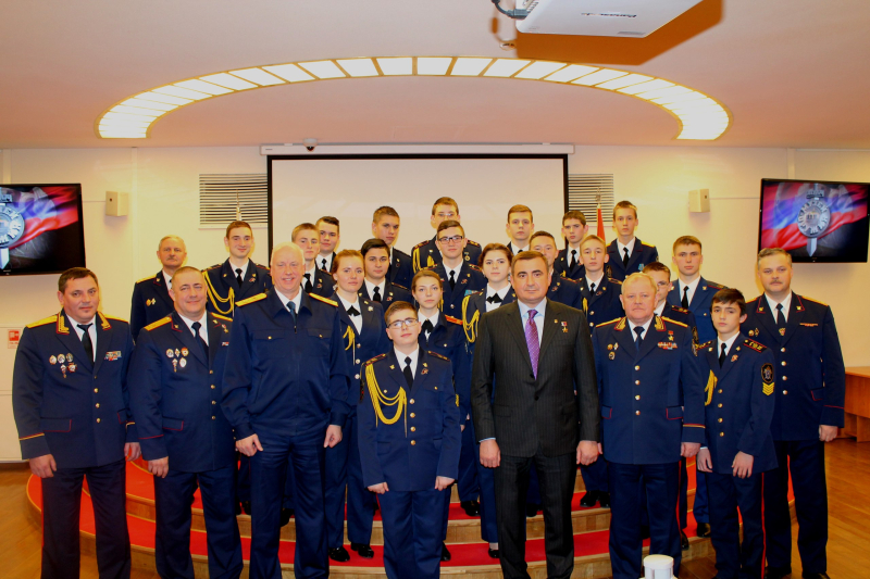 Торжественный прием кадет Следственного комитета Российской Федерации в музее оружия Тульский Государственный Музей Оружия