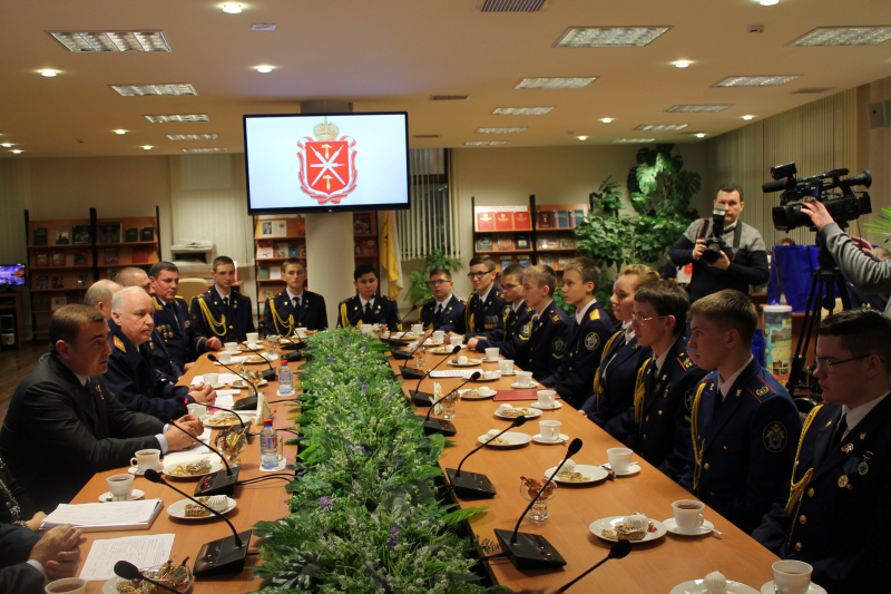 Торжественный прием кадет Следственного комитета Российской Федерации в музее оружия Тульский Государственный Музей Оружия