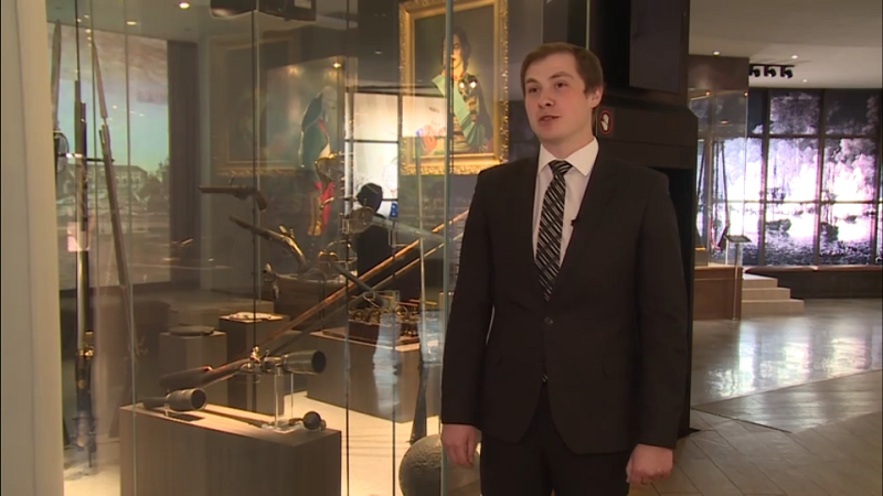 1 экспозиционный уровень - История стрелкового и холодного оружия с XIV в. до 1914 г. Тульский Государственный Музей Оружия